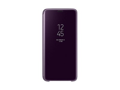 Samsung Galaxy S9 Clear View Standing Cover - Purple