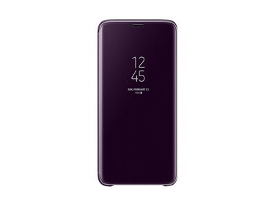 Étui Clear View avec fonction Stand de Samsung pour Galaxy S9+ - Violet