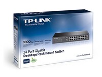 Commutateur de bureau/mural Gigabit TL-SG1024D à 24 ports de TP-LINK®