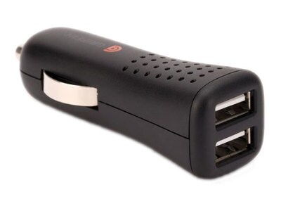 Chargeur à deux prises USB pour la voiture de Griffin – noir