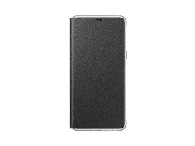 Samsung Galaxy A8 2018 Neon Flip Case - Black