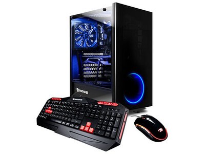 iBUYPOWER CA8460I Desktop Gaming PC with Intel® i7-8700, 2TB HDD, 120GB SSD, 16GB RAM & GeForce GTX1060 & Windows 10 Home - English