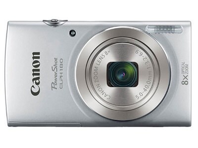 Canon PowerShot ELPH 180 20MP Digital Camera – Silver 
