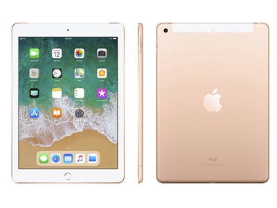 iPad 9,7 po et 32 Go d'Apple - Wi-Fi & cellulaire - or