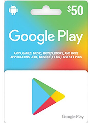 Carte cadeau Google Play - 50 $