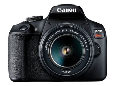 Open Box - Canon EOS Rebel T7 24.1MP DSLR Camera with EF-S 18-55mm f/3.5-5.6 IS II Lens - Black