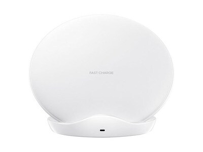 Samsung Wireless Charging Stand with Wall Charger - White