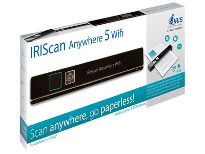 Numériseur Wi-Fi portatif IRIScan Anywhere 5 d’I.R.I.S.