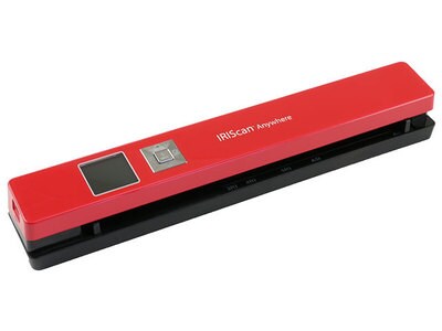 I.R.I.S. IRIScan Anywhere 5 Portable Scanner - Red