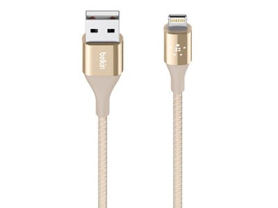 Mixit DuraTek 1.2m (4’) Lightning-to-USB Cable - Gold