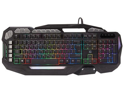 Xtreme Gaming GK-358 Wired Gaming Keyboard with LED Lights - Black