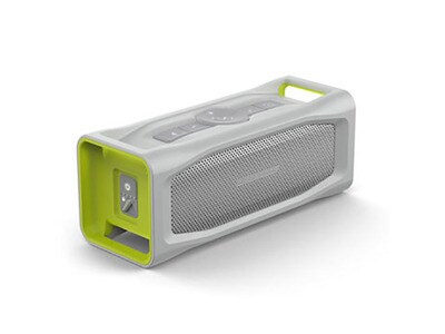 Haut-parleur Bluetooth®  Aquaphonics AQ10 BT de LifeProof - lime et argile de lagune