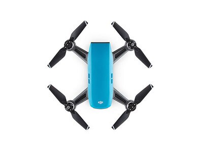 DJI Spark Quadcopter Mini-Drone with 1080p Camera & Bonus Remote Control - Sky Blue