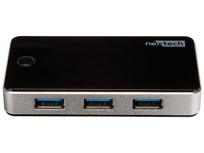 Nexxtech USB 3.0 4-Port Hub - Black