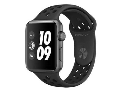 Apple® Watch Nike+ Series 3 42mm Space Grey Aluminum Case with Anthracite Black Nike Sport Band (GPS)
