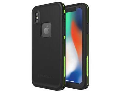 Étui FRĒ LifeProof pour iPhone X - Noir et vert