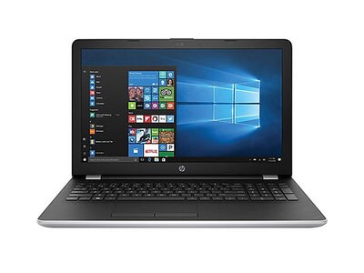 HP 15-BS061ST 15.6” Laptop with Intel® N3710 , 500GB HDD, 8GB RAM & Windows 10 Home - Silver - Refurbished