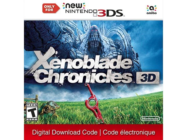 Xenoblade Chronicles 3D (New 3DS Family Only) (Digital Download) for Nintendo 3DS