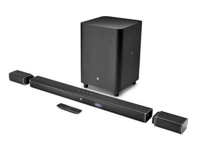 Scratch & Dent - JBL Bar 5.1 Channel 4K Ultra Soundbar with True Wireless Surround Sound - Black