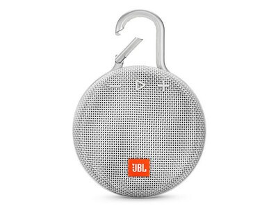 JBL Clip 3 Bluetooth® Portable Speaker - White