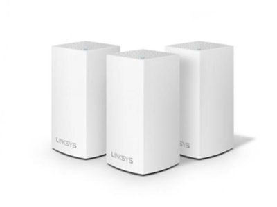 Linksys Velop Intelligent Mesh Wi-Fi System AC3600 - White - 3 Pack