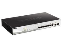 Commutateur Gigabit PoE à 8 ports avec gestion intelligente et 2 fentes SFP DGS-1210-10MP de D-Link