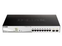 Commutateur Gigabit PoE à 8 ports avec gestion intelligente et 2 fentes SFP DGS-1210-10MP de D-Link
