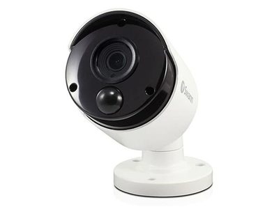 Swann SWPRO-5MPMSB 5MP Outdoor True Detect Thermal-Sensing Bullet Security Camera – White