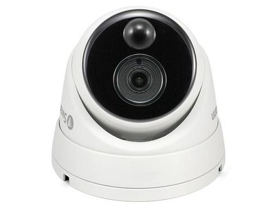 Caméra de sécurité extérieure SWPRO-1080MSD de Swann à détection thermique True Detect de type dôme- Blanc