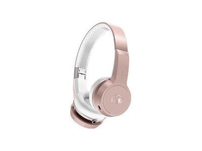 Monster® Clarity™ On-ear Bluetooth® Headphones - Rose Gold and White