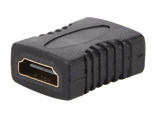 RCA HDMI-to-HDMI Female Coupler Extension Adapter - Black
