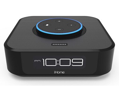 Haut-parleur iAVS1 d’iHome pour Echo Dot d’Amazon - noir