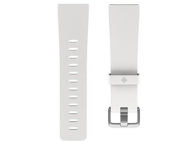 Fitbit Versa Classic Accessory Band, White, Large
