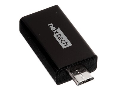 Nexxtech USB to Micro USB OTG Adapter - Black