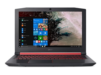 Refurbished - Acer Nitro 5 AN515-53-55H5 15.6” Gaming Laptop with Intel® i5-8300H, 1TB HDD, 8GB RAM, NVIDIA GTX 1050 & Windows 10 - Black & Red