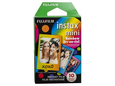 Fujifilm Instax Mini Rainbow Film - Single Pack (10 Exposures)