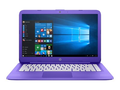HP Stream 14-cb106ca 14” Laptop with Intel® N4000, 32GB eMMC, 4GB RAM & Windows 10 S - Purple