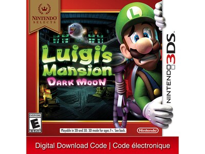 Nintendo Selects: Luigi's Mansion: Dark Moon (Digital Download) for Nintendo 3DS