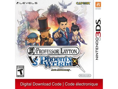 Professor Layton vs. Phoenix Wright:  Ace Attorney (Code Electronique) pour Nintendo 3DS