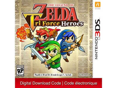 The Legend of Zelda:  Tri Force Heroes (Digital Download) for Nintendo 3DS