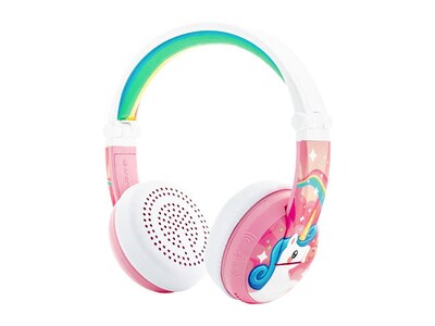 BuddyPhones Wave Wireless Bluetooth® Headphones - Unicorn Pink