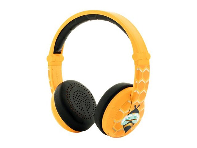 BuddyPhones Wave Wireless Bluetooth® Headphones - Bee Yellow