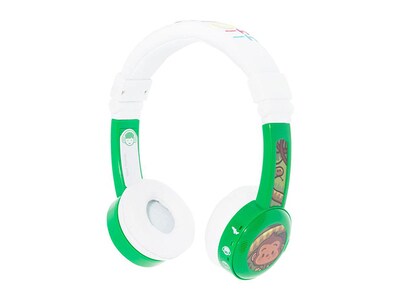 BuddyPhones InFlight Volume Control Wired Headphones - Green