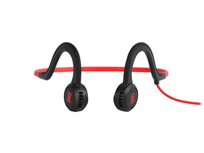 Aftershokz Sportz Titanium Open Ear Wired Headphones - Lava Red