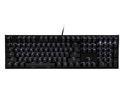 Ducky ONE2 White LED Mechanical Gaming Keyboard - Cherry MX Red