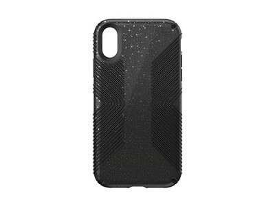 Speck iPhone XR Presidio Grip Series Case - Glitter Black