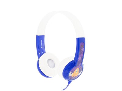 BuddyPhones Standard Wired Headphones - Blue