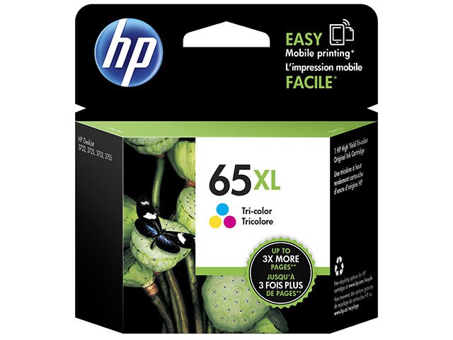 HP 65XL High Yield Original Single Ink Cartridge - Tri-color (HEWN9K03AN)