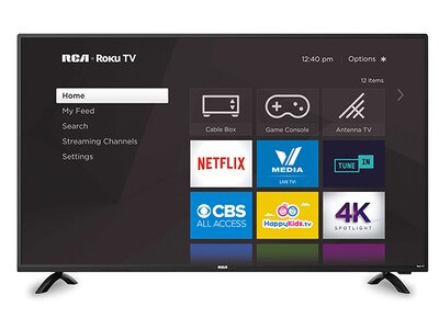 RCA RTR6528 65” 4K Roku Smart TV - Open Box