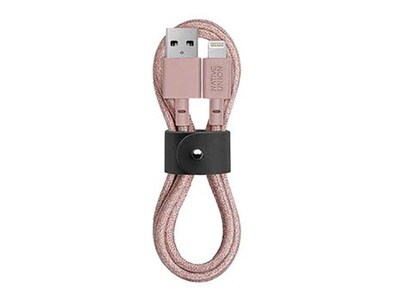 Native Union 1.2m (4’) Belt Clip Lightning-to-USB Cable - Rose